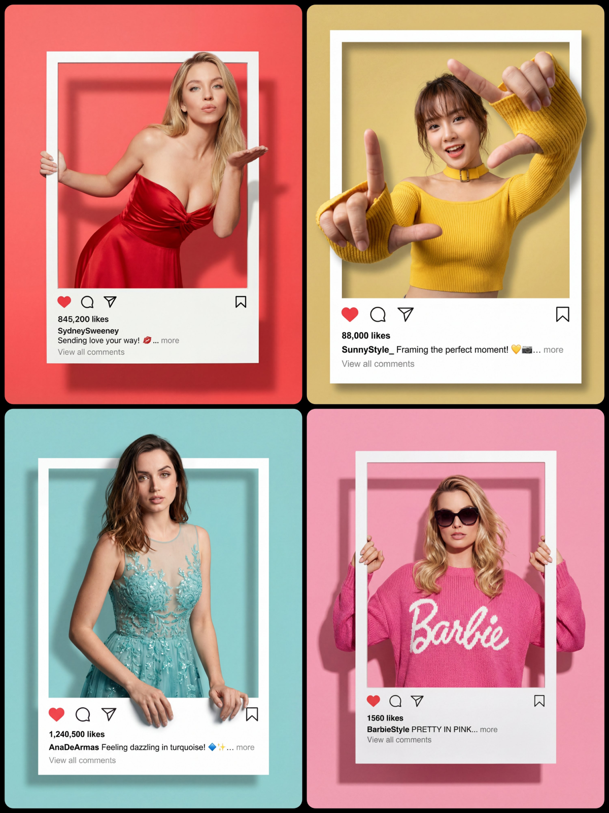 Nano Banana Pro Prompts: Fashion AI Prompts IG Frame